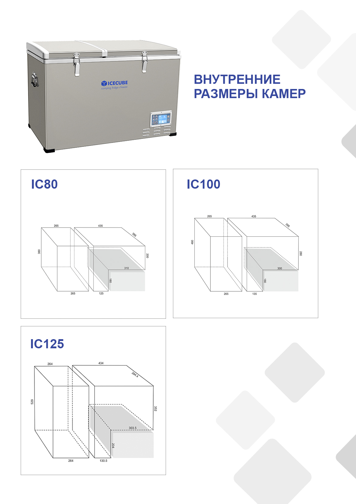 Холодильник компрессорный IC-80