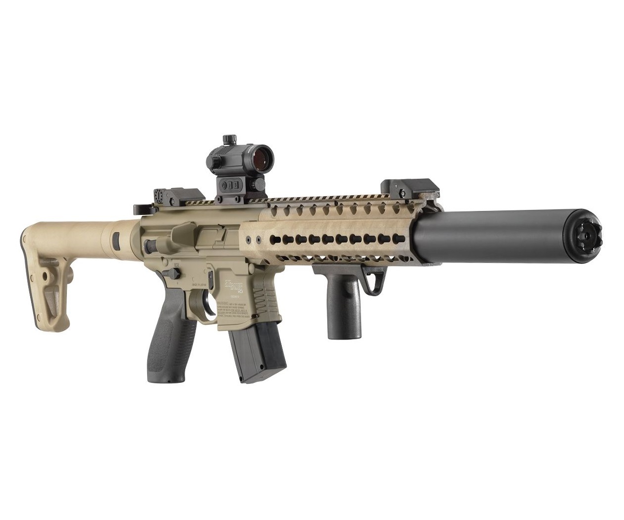 Винтовка пневматическая MCX-177-FDE-R к.4,5мм + коллимат. приц. (песочн.)