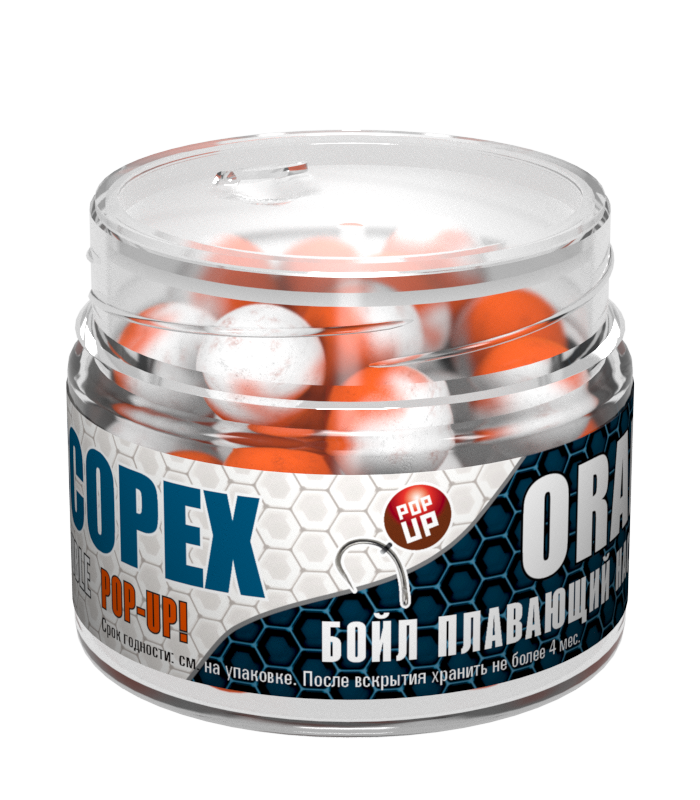 Бойлы плавающие Sonik Baits Double Pop-Up 14 мм Scopex/Orange (Скопекс/Оранж)