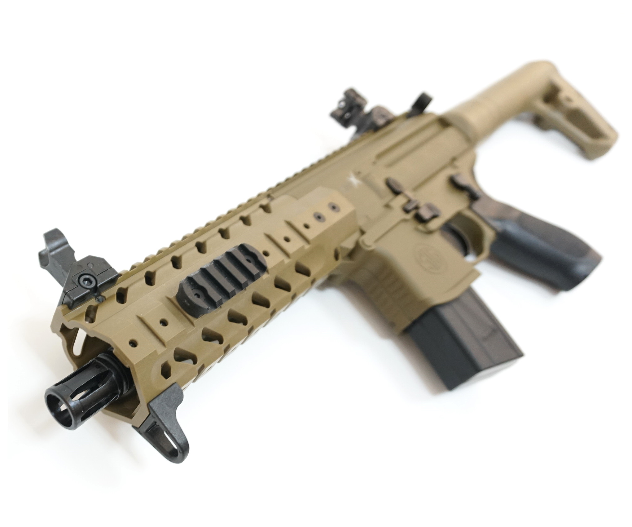 Винтовка пневматическая MPX-177-FDE-R к.4,5мм + коллимат.приц.(песочн.),
