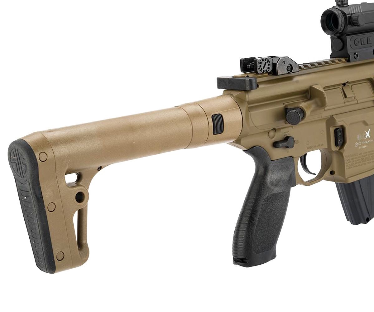 Винтовка пневматическая MCX-177-FDE-R к.4,5мм + коллимат. приц. (песочн.)