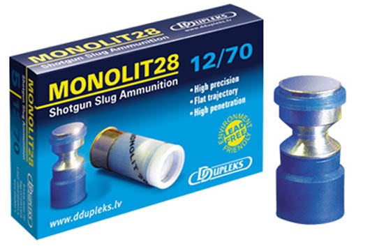 Патрон к.12*70, пуля Monolit (28гр.)