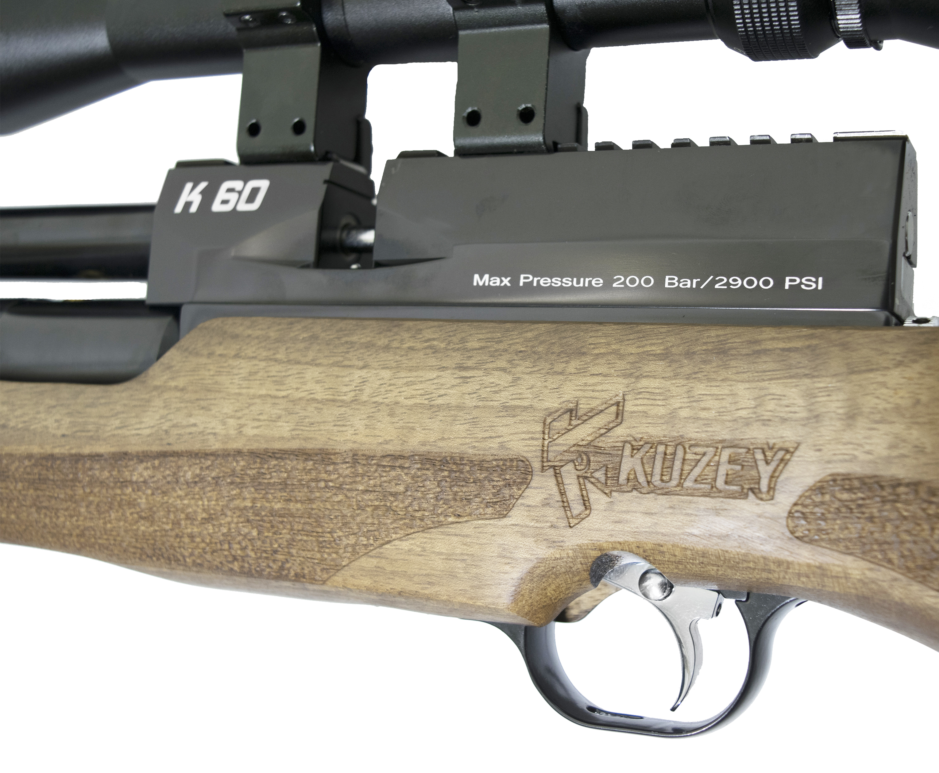 Винтовка пневматическая K60, к.6,35мм, L=530 (PCP, 3Дж, ор.),