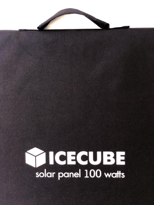 Cube 100. Панель Солнечная Ice Cube 60 w (складная)+3 лампочки+акум.