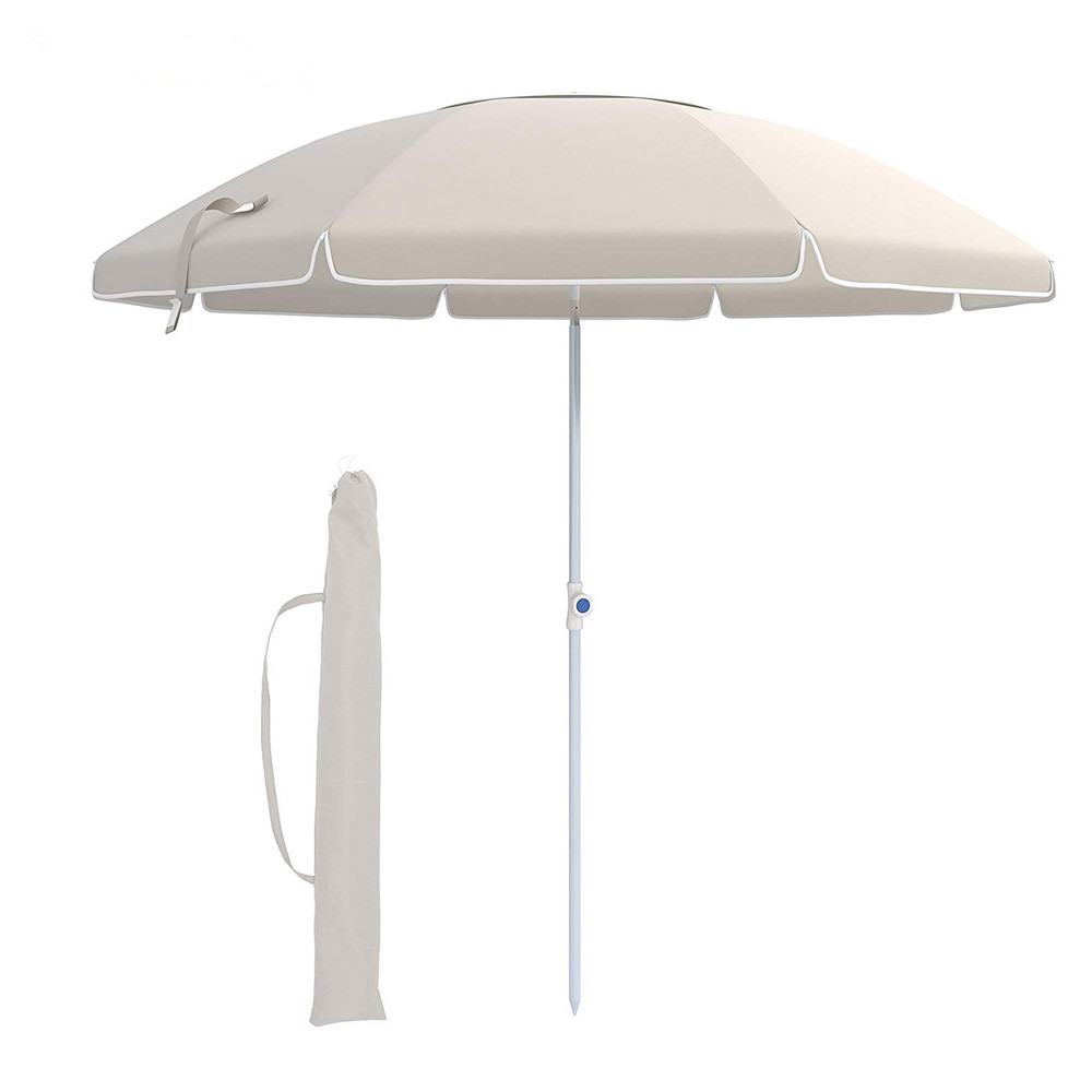 Зонт пляжный "Классика" с механизмом наклона d=180, h=195 микс