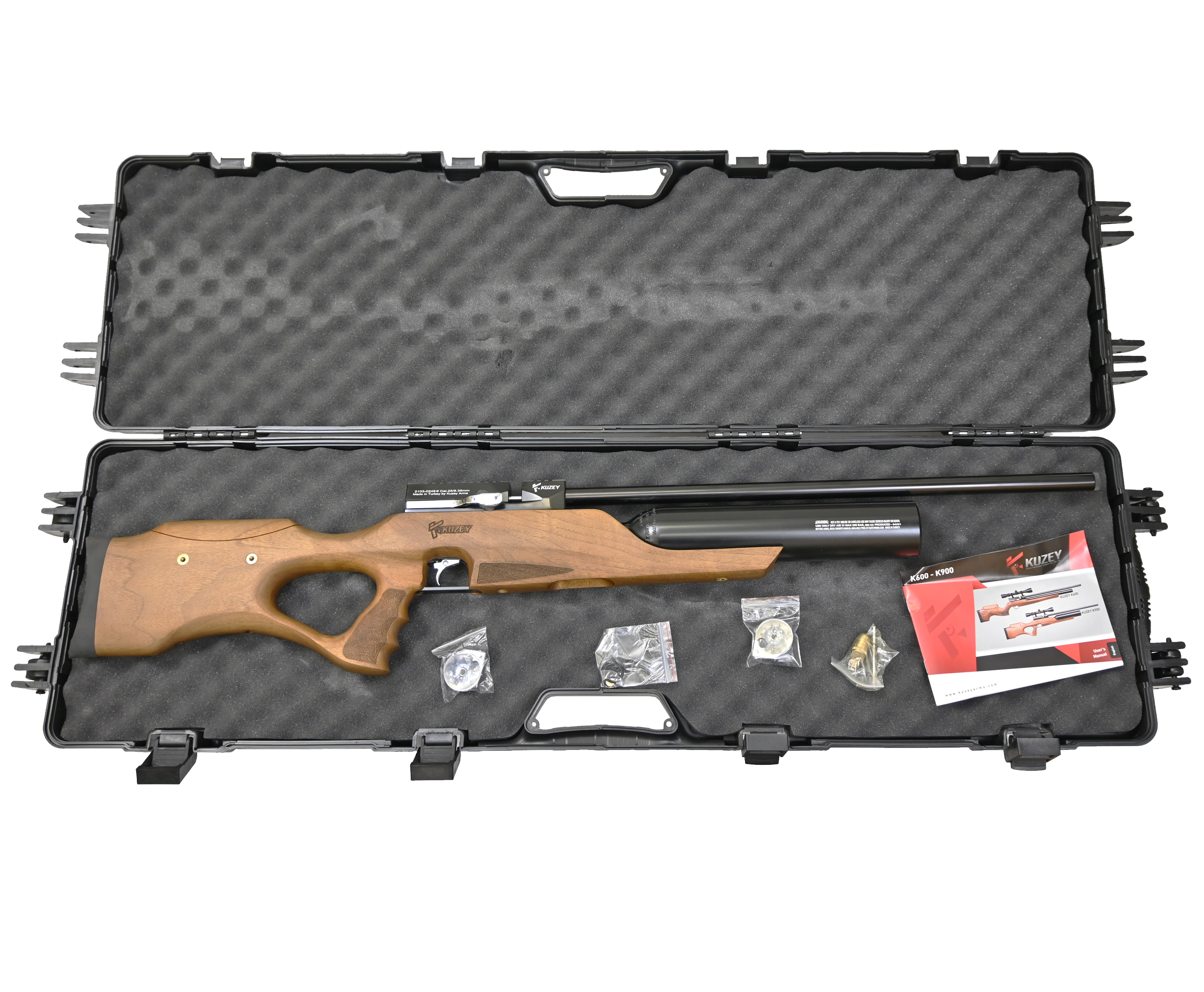 Винтовка пневматическая K90, к.6,35мм, L=530 (PCP, 3Дж, орех),