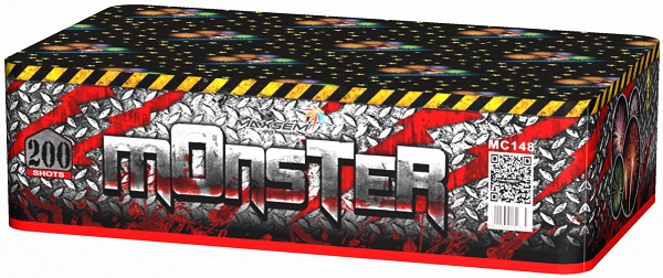 Батарея салютов "Monster" 200залп. (1/2),