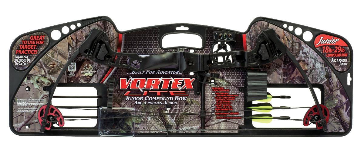 Лук блочный Vortex Lite 8-13кг/18-29lb (прицел, полочка, кивер, 3 стрелы)