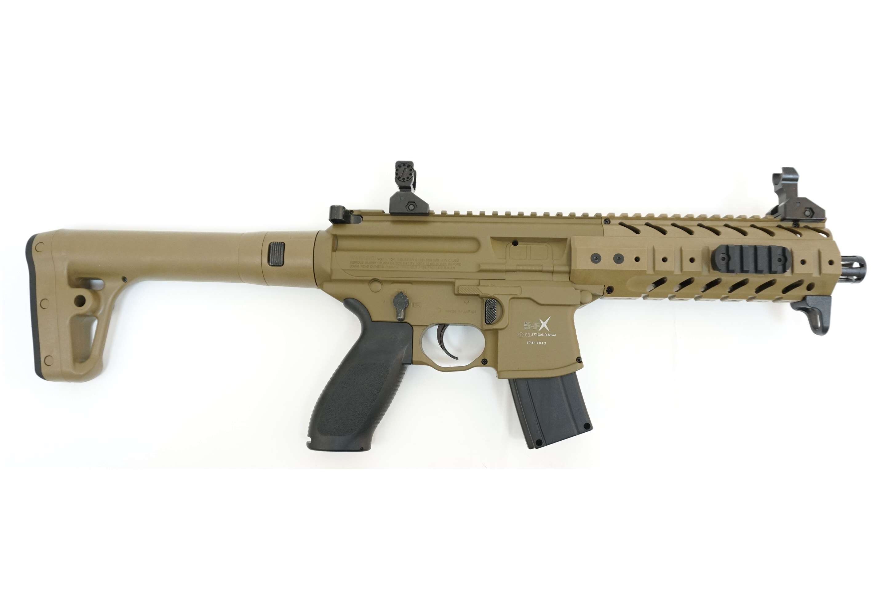 Винтовка пневматическая MPX-177-FDE-R к.4,5мм + коллимат.приц.(песочн.),